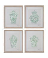 Bassett Green Mint Vases II Framed Print