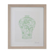 Bassett Green Mint Vases IV Framed Print