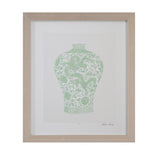 Bassett Green Mint Vases IV Framed Print