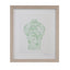 Bassett Green Mint Vases IV Framed Print