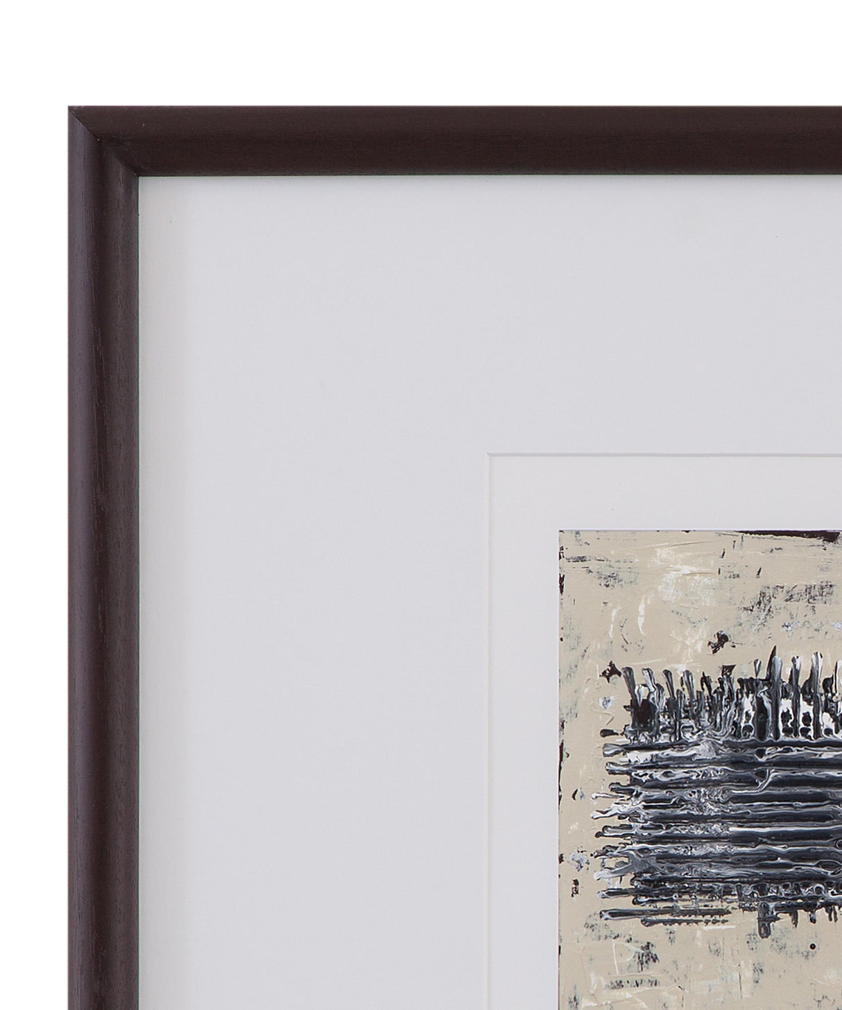 Bassett Gray Dual Dichotomy IV Framed Print
