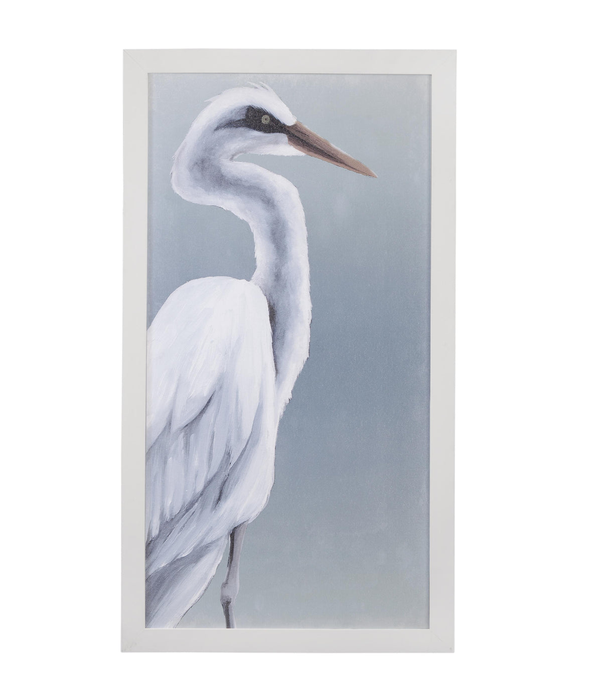 Bassett White Herald in Mist II Framed Print