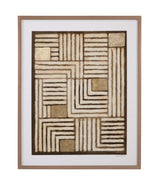 Bassett Brown Purlin I Framed Print