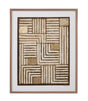 Bassett Brown Purlin I Framed Print