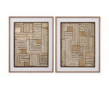Bassett Brown Purlin II Framed Print