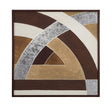 Bassett Brown Neutral Geometry II Framed Print