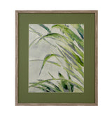 Bassett Green Green Palm II Framed Print