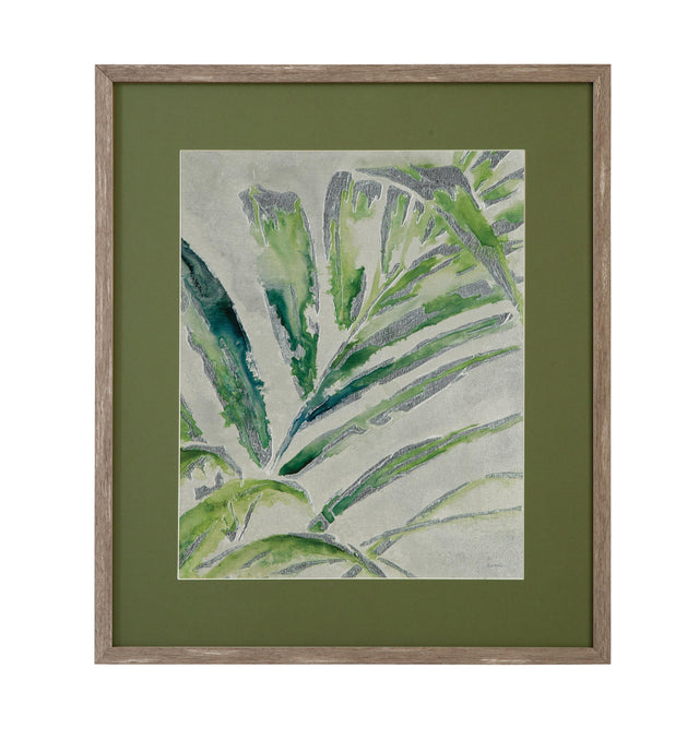 Bassett Green Green Palm I Framed Print