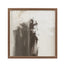 Bassett Cream, Ivory, Bronze Frame Neutral Contrast Brush Framed Print