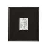 Bassett Black, White, Soft Black Frame Form Study XI Framed Print