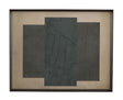 Bassett Charcoal, Black, Taupe Soft Slate II Framed Print