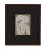 Bassett Black, White, Dark Walnut Neutral Strokes II Framed Print