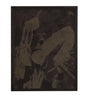 Bassett Charcoal Gray, Matte Black Frame Rain Shadow II Framed Print