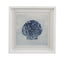 Bassett Blue, White Frame Blue Treasure I Framed Print