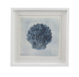 Bassett Blue, White Frame Blue Treasure II Framed Print