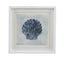 Bassett Blue, White Frame Blue Treasure II Framed Print