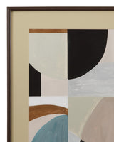 Bassett Brown Curved Vision Framed Print s/2