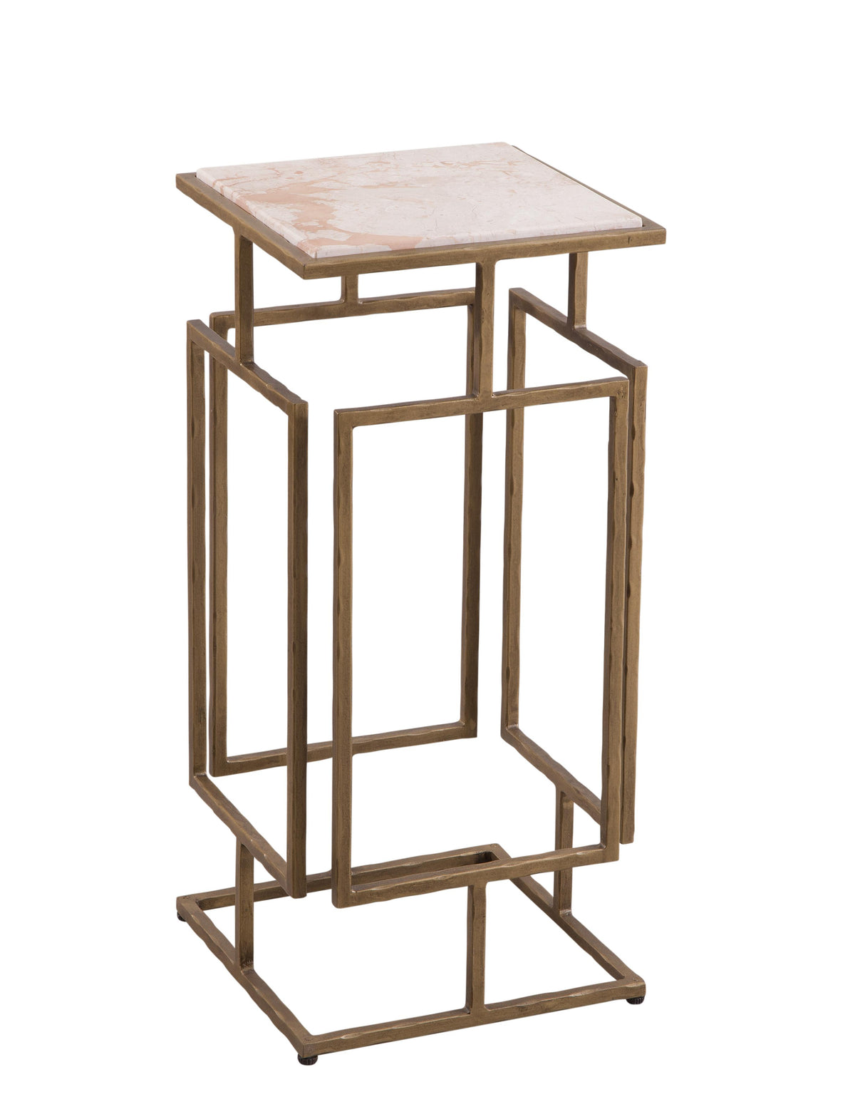 Bassett Antique Brass Audrey Accent Table