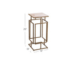 Bassett Brass Audrey Accent Table