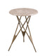 Bassett Antique Brass Leila Accent Table