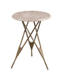 Bassett Antique Brass Leila Accent Table
