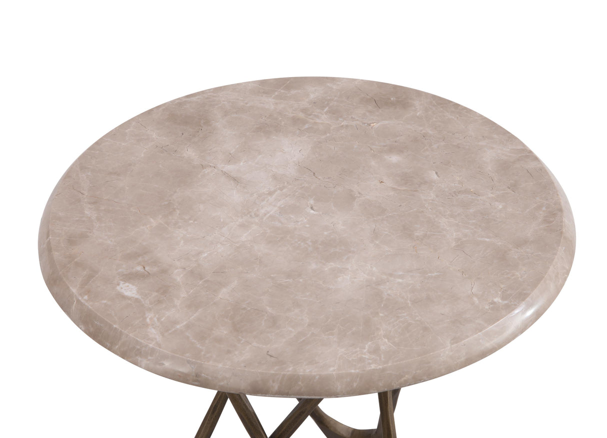 Bassett Brass Leila Accent Table