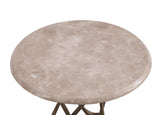 Bassett Brass Leila Accent Table