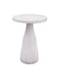 Bassett White wash mango. Aimee Accent Table