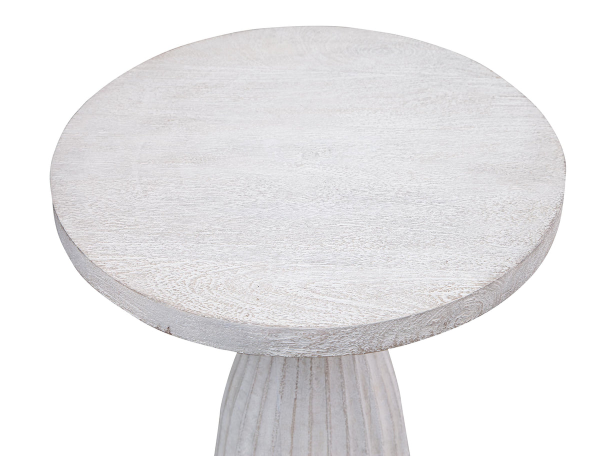 Bassett White Aimee Accent Table