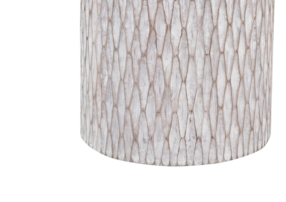 Bassett White Lorenzo Accent Table