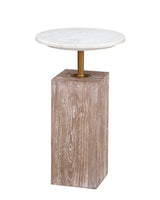 Bassett White wash mango. Holt Accent Table
