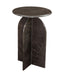 Bassett Brown Marble Abbey Brown Accent Table
