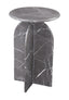 Bassett Gray Marble Abbey Gray Accent Table
