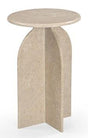 Bassett Feather Marble Abbey Feather Accent Table