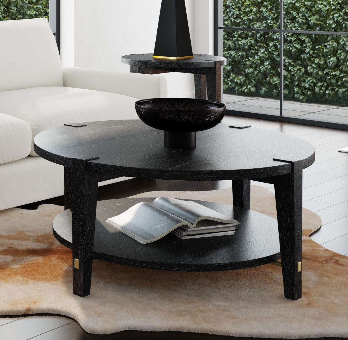 Bassett Black Whitfield RD Coffee Table
