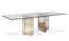 Bassett Antique Mirror, Silver Leaf Murano Dining Table
