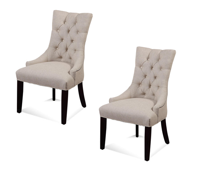 Bassett Natural Linen/Beige Fortnum II Set of 2