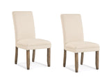 Bassett Natural Linen/R Colby Parsons Chair Set of 2