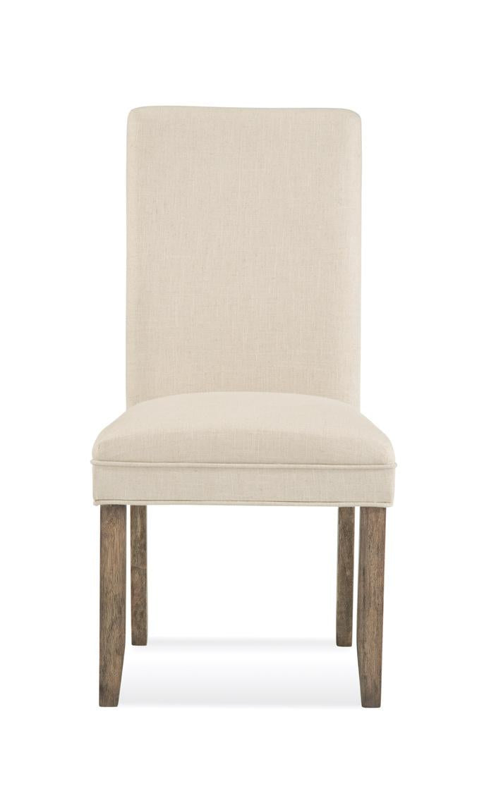 Bassett Natural Linen/R Colby Parsons Chair Set of 2