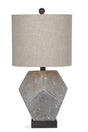 Bassett Cement Finish Wallace Table Lamp