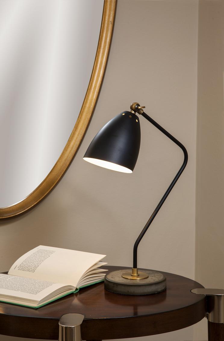 Bassett Black Correll Task Lamp