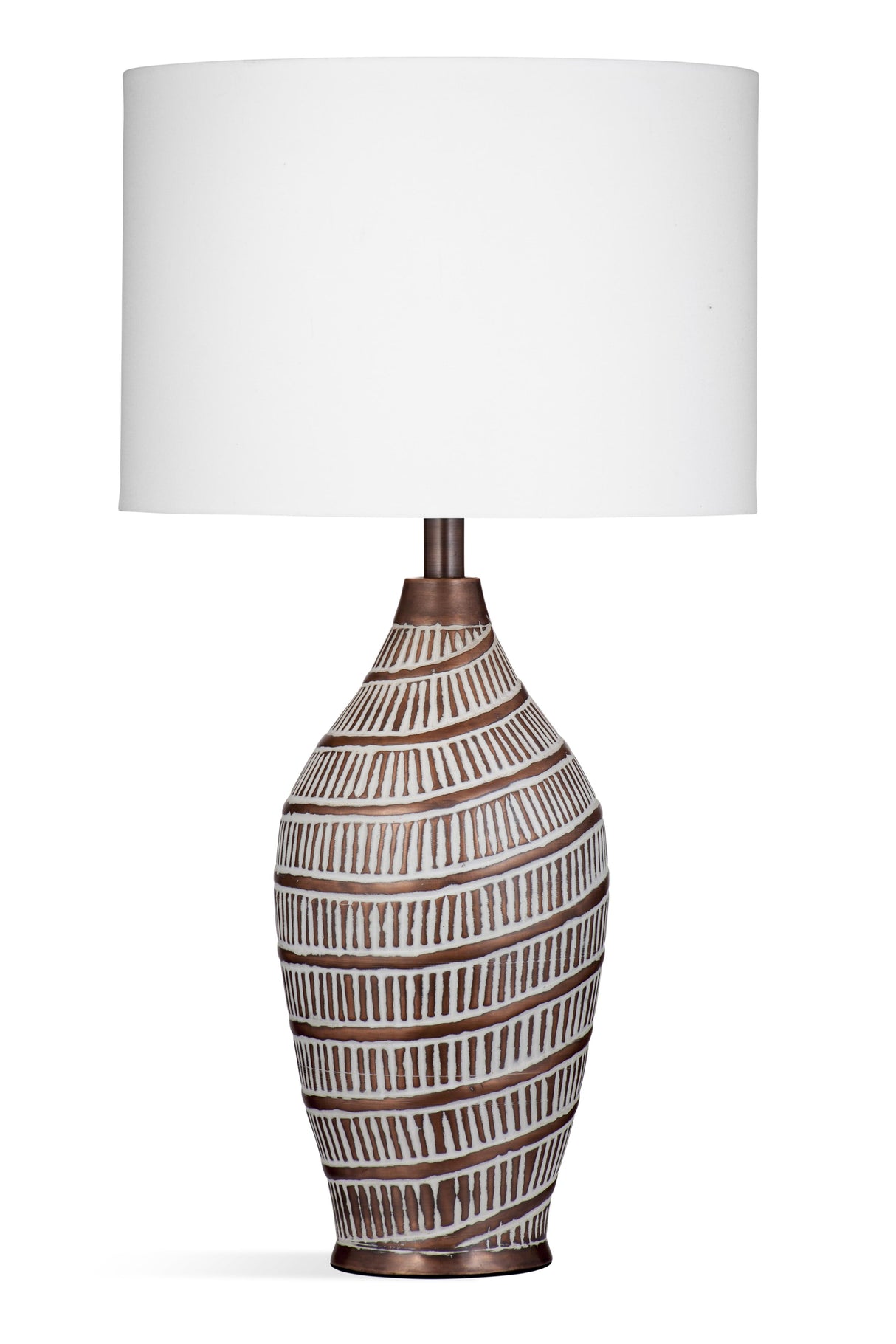 Bassett Antique Copper Santa Cruz Table Lamp