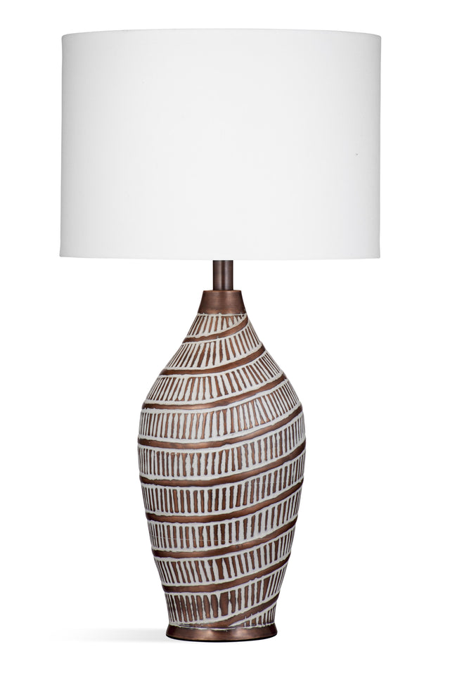 Bassett Antique Copper Santa Cruz Table Lamp