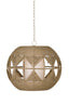 Bassett Brown Woven Pendant