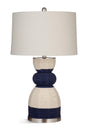 Bassett Blue/Natural Kareen Table Lamp