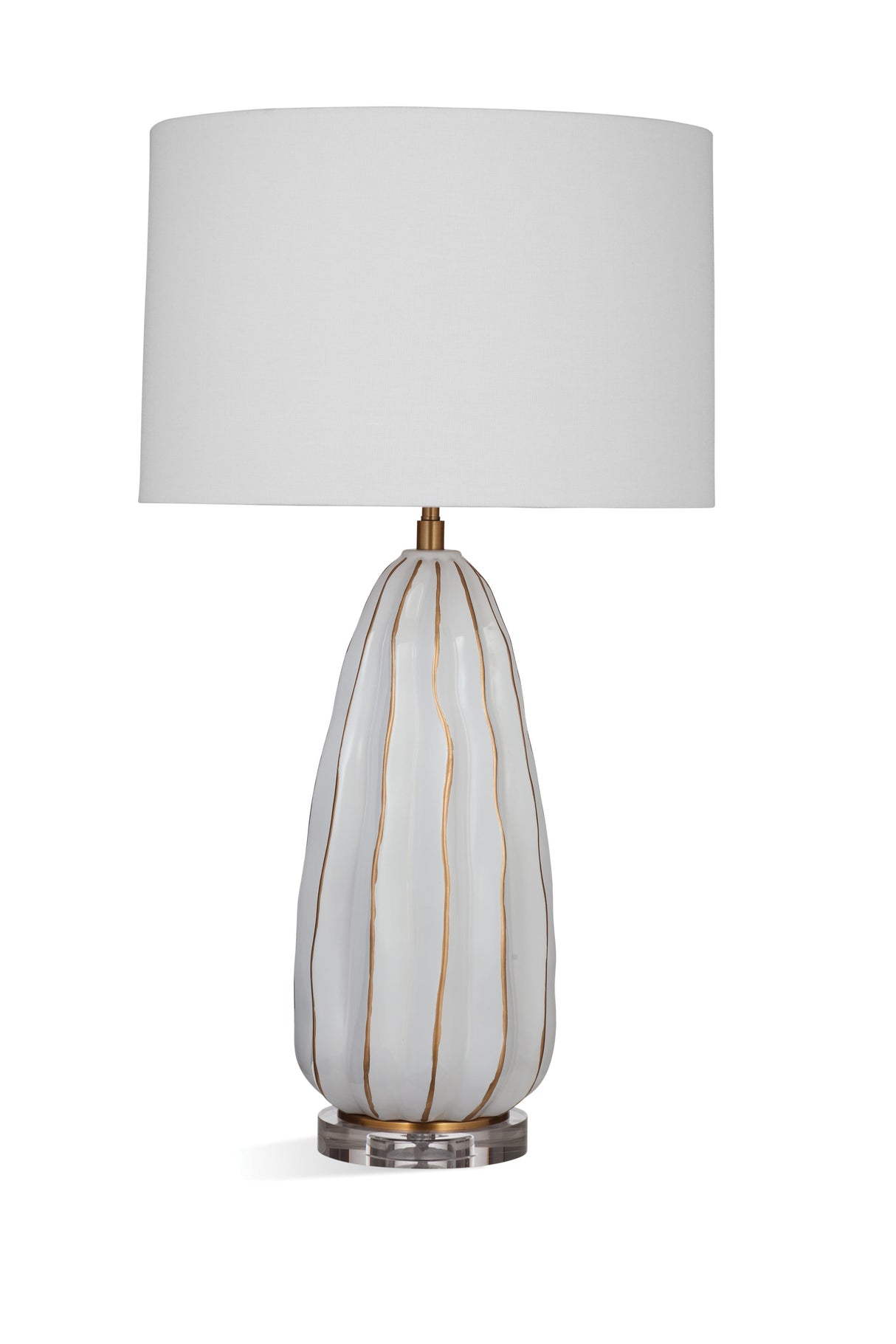 Bassett White/Gold Josephine Table Lamp