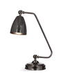 Bassett Black Nickel Shine Desk Lamp