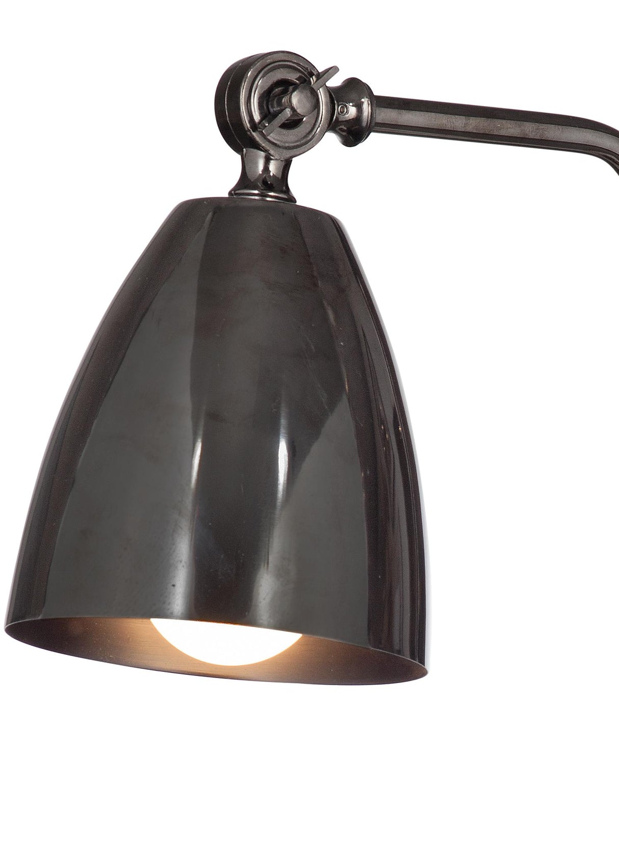 Bassett Black Shine Desk Lamp