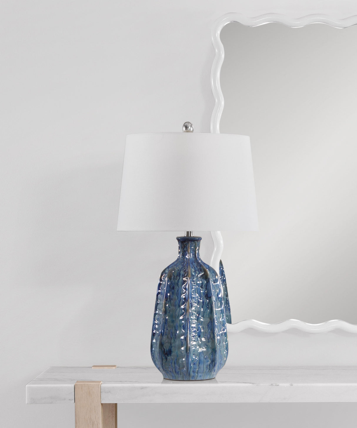Bassett Blue Tee Table Lamp