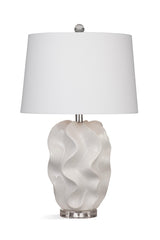 Bassett White Crete Table Lamp